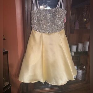 Yellow rhinestone cocktail